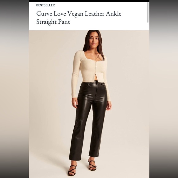 Curve love faux leather pants - Picture 1 of 4